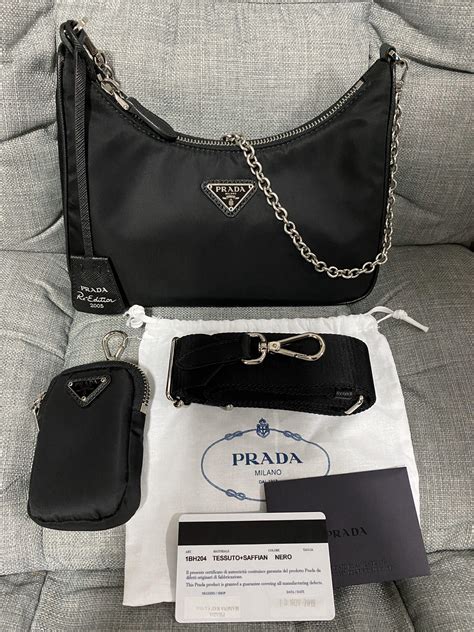 prada nylon chain sling bag|prada shoulder bag sale.